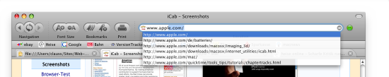 icab browser problems